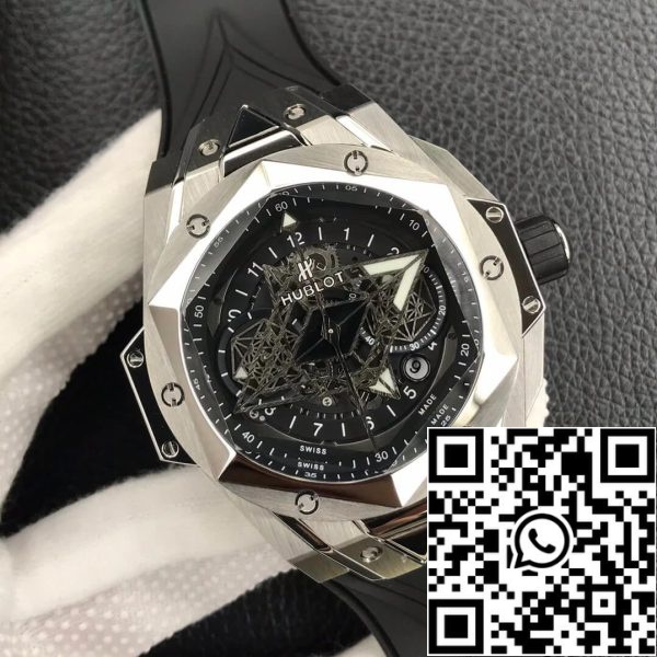 Hublot Big Bang Sang Bleu II 418 NX 1107 RX MXM19 1 1 Best Edition HB Factory Black Dial US Replica Watch 1009 Hublot Big Bang Sang Bleu II 418.NX.1107.RX.MXM19 1:1 Best Edition HB Factory Black Dial