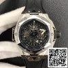 Hublot Big Bang Sang Bleu II 418 NX 1107 RX MXM19 1 1 Best Edition HB Factory Black Dial US Replica Klocka 3340 Hublot Big Bang Sang Bleu II 418.NX.1107.RX.MXM19 1:1 Best Edition HB Factory Black Dial