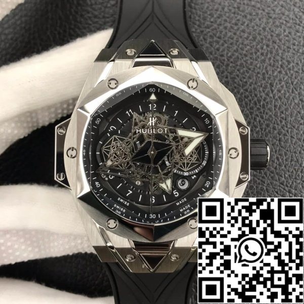 Hublot Big Bang Sang Bleu II 418 NX 1107 RX MXM19 1 1 Mejor Edición HB Factory Esfera Negra US Reloj Replica 3340 Hublot Big Bang Sang Bleu II 418.NX.1107.RX.MXM19 1:1 Mejor Edición HB Factory Esfera Negra