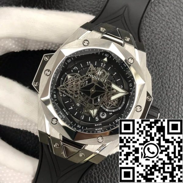 Hublot Big Bang Sang Bleu II 418 NX 1107 RX MXM19 1 1 Best Edition HB Factory Black Dial ΗΠΑ Ρολόι Replica 5864 Hublot Big Bang Sang Bleu II 418.NX.1107.RX.MXM19 1:1 Best Edition HB Factory Black Dial