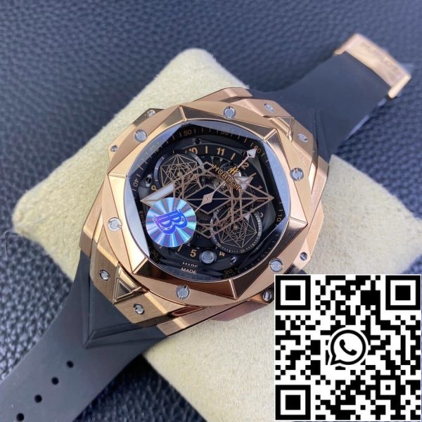 Hublot Big Bang Sang Bleu II 418 OX 1108 RX MXM19 1 1 Best Edition BB Factory Quadrante Nero Replica Orologio 149 Hublot Big Bang Sang Bleu II 418.OX.1108.RX.MXM19 1:1 Best Edition BBF Factory Quadrante Nero