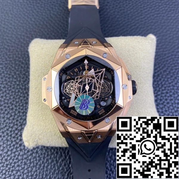 Hublot Big Bang Sang Bleu II 418 OX 1108 RX MXM19 1 1 Best Edition BB Factory Quadrante Nero Replica Orologio 1501 Hublot Big Bang Sang Bleu II 418.OX.1108.RX.MXM19 1:1 Best Edition BBF Factory Quadrante Nero