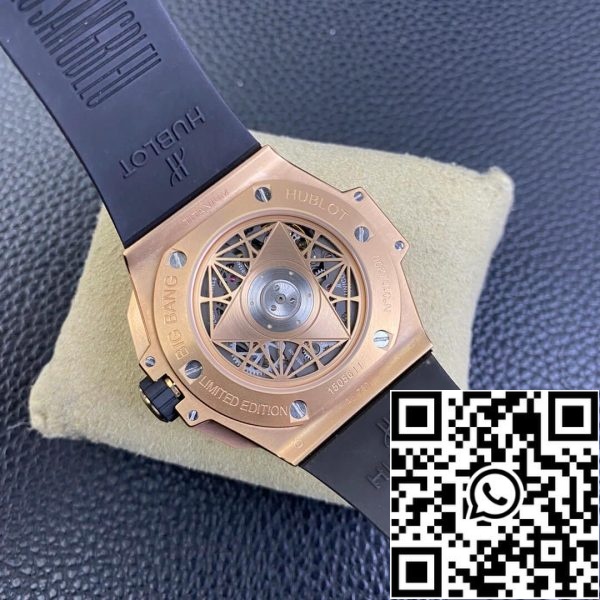 Hublot Big Bang Sang Bleu II 418 OX 1108 RX MXM19 1 1 Najboljša izdaja BB Factory črni Dial ZDA replika Watch 7565 Hublot Big Bang Sang Bleu II 418.OX.1108.RX.MXM19 1: 1 Best Edition BBF Factory črni Dial