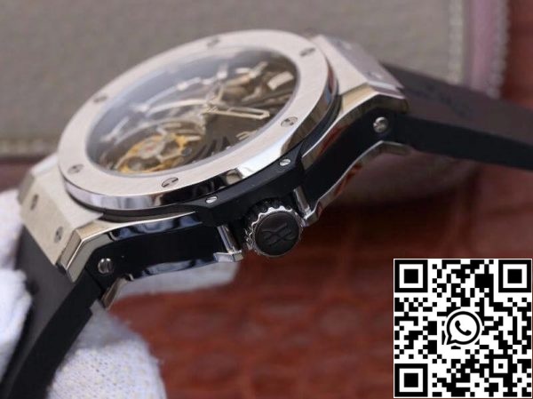 Hublot Big Bang tourbillon hueco Gaviota Suiza de cuerda manual tourbillon movimiento Esqueleto Dial EE.UU. Reloj Replica 1260 Hublot Big Bang tourbillon hueco Gaviota Suiza de cuerda manual tourbillon movimiento Esqueleto Dial