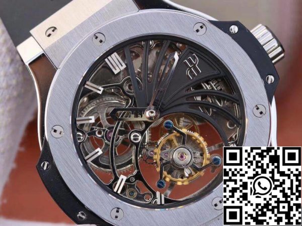 Hublot Big Bang ontto tourbillon Sveitsin Seagull käsiveto tourbillon liikkeen Skeleton Dial US Replica Watch 312 Hublot Big Bang ontto tourbillon Sveitsin Seagull käsiveto tourbillon liikkeen Skeleton Dial