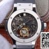 Hublot Big Bang hollow tourbillon Swiss Seagull hand winding tourbillon movement Skeleton Dial US Replica Watch 5908 Hublot Big Bang hollow tourbillon Swiss Seagull hand-winding tourbillon movement Skeleton Dial