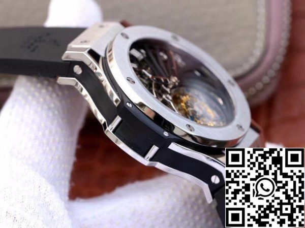 Hublot Big Bang tourbillon hueco Gaviota Suiza de cuerda manual tourbillon movimiento Esqueleto Dial EE.UU. Reloj Replica 8290 Hublot Big Bang tourbillon hueco Gaviota Suiza de cuerda manual tourbillon movimiento Esqueleto Dial