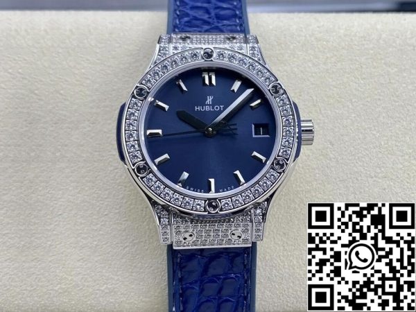 Hublot Classic Fusion 33MM Quartz 1 1 Najboljša izdaja HB Factory Diamond Case ZDA replika Watch 4320 Hublot Classic Fusion 33MM Quartz 1: 1 Najboljša izdaja HB Factory Diamond Case