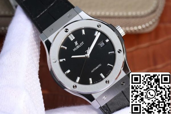 Hublot Classic Fusion 511 NX 1171 LR 1 1 Най-доброто издание JJ Factory Black Dial САЩ реплика часовник 3222 Hublot Classic Fusion 511.NX.1171.LR 1: 1 Най-доброто издание JJ Factory Black Dial