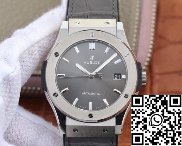 Hublot Classic Fusion 511 NX 7071 LR 1 1 Best Edition WWF Factory Titanium Metal US Replica Uhr 8352 Hublot Classic Fusion 511.NX.7071.LR 1:1 Best Edition WWF Factory Titanium Metal