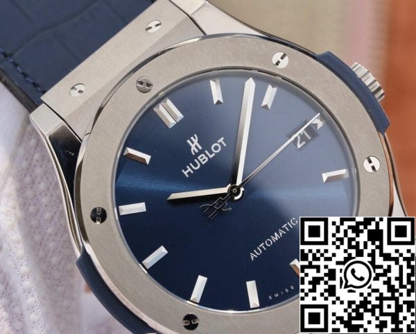 Hublot Classic Fusion 511 NX 7170 LR 1 1 Najlepsza edycja WWF Factory Titanium Metal US Replika zegarka 6577 Hublot Classic Fusion 511.NX.7170.LR 1:1 Najlepsza edycja WWF Factory Titanium Metal