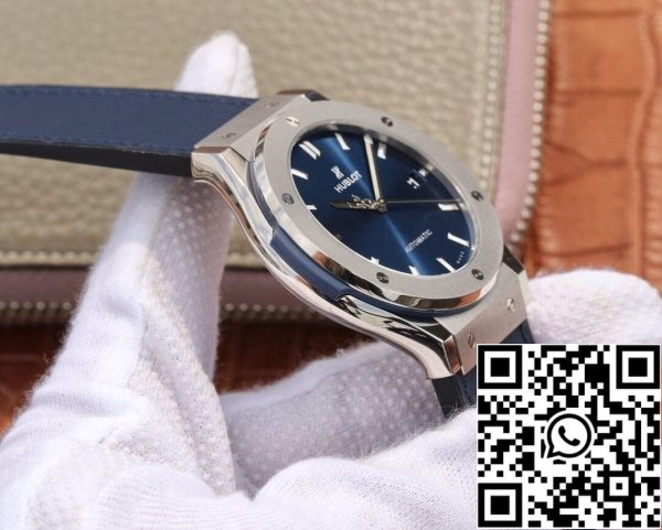 Hublot Classic Fusion 511 NX 7170 LR 1 1 Najlepsza edycja WWF Factory Titanium Metal US Replika zegarka 6754 Hublot Classic Fusion 511.NX.7170.LR 1:1 Najlepsza edycja WWF Factory Titanium Metal