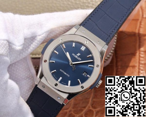 Hublot Classic Fusion 511 NX 7170 LR 1 1 Najlepsza edycja WWF Factory Titanium Metal US Replika zegarka 9062 Hublot Classic Fusion 511.NX.7170.LR 1:1 Najlepsza edycja WWF Factory Titanium Metal