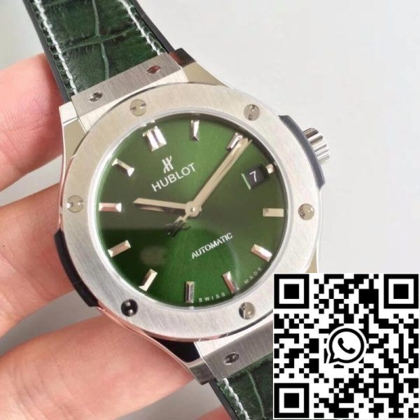 Hublot Classic Fusion 511 NX 8970 LR JJ Fabbrica Orologi Meccanici 1 1 Migliore Edizione Svizzera ETA2892 Quadrante Verde Replica Orologio 266 Hublot Classic Fusion 511.NX.8970.LR JJ Fabbrica Orologi Meccanici 1:1 Migliore Edizione Svizzera ETA2892 Quadrante Verde