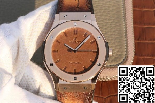 Hublot Classic Fusion 511 OX 0500 VR BER16 1 1 Best Edition TW Factory Cowhide Dial US Replica óra 2366 Hublot Classic Fusion 511.OX.0500.VR.BER16 1:1 Best Edition TW Factory Cowhide Dial 1:1 Best Edition TW Factory Cowhide Dial