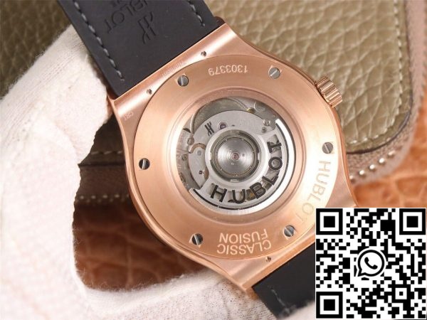 Hublot Classic Fusion 511 OX 1181 LR 1 1 Най-доброто издание WWF Factory розово злато черен циферблат САЩ реплика часовник 9081 Hublot Classic Fusion 511.OX.1181.LR 1: 1 Най-доброто издание WWF Factory розово злато черен циферблат