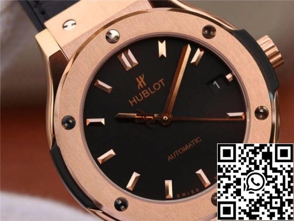 Hublot Classic Fusion 511 OX 1181 LR JJ Factory mehanske ure 1 1 Najboljša izdaja švicarski ETA2892 Black Dial ZDA replika Watch 1604 Hublot Classic Fusion 511.OX.1181.LR JJ Factory mehanske ure 1: 1 Best Edition švicarski ETA2892 Black Dial