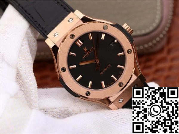 Hublot Classic Fusion 511 OX 1181 LR JJ Factory Mechanical Watches 1 1 Best Edition Swiss ETA2892 Black Dial US Replica Watch 7306 Hublot Classic Fusion 511.OX.1181.LR JJ Factory Mechanical Watches 1:1 Best Edition Swiss ETA2892 Black Dial