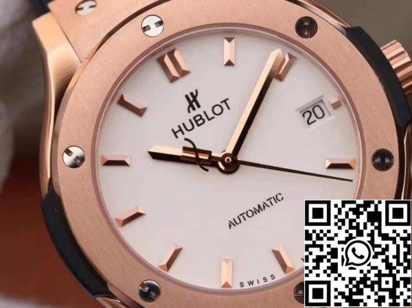 Hublot Classic Fusion 511 OX 2611 LR JJ Factory 1 1 Best Edition Swiss ETA2892 Black Gummy Strap US Replica Watch 2282 Hublot Classic Fusion 511.OX.2611.LR JJ Factory 1:1 Best Edition Swiss ETA2892 Black Gummy Strap