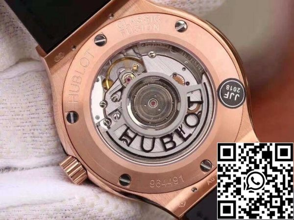 Hublot Classic Fusion 511 OX 2611 LR JJ Factory 1 1 Best Edition Sveitsin ETA2892 Musta Gummy hihna Yhdysvaltain Replica katsella 7233 Hublot Classic Fusion 511.OX.2611.LR JJ Factory 1: 1 Best Edition Sveitsin ETA2892 Musta Gummy hihna