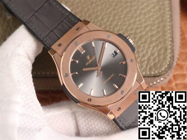 Hublot Classic Fusion 511 OX 7081 LR 1 1 Най-доброто издание WWF Factory тъмно сив циферблат САЩ реплика часовник 4750 Hublot Classic Fusion 511.OX.7081.LR 1: 1 Най-доброто издание WWF Factory тъмно сив циферблат