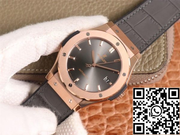 ساعة هوبلو كلاسيك فيوجن 511 OX 7081 LR 7081 LR 1 1 Best Edition WWF Factory Dial Dial رمادي غامق ساعة أمريكية مقلدة 6588 ساعة Hublot Classic Fusion 511.OX.7081.LR 1:1 Best Edition WWF Factory Dial رمادي غامق