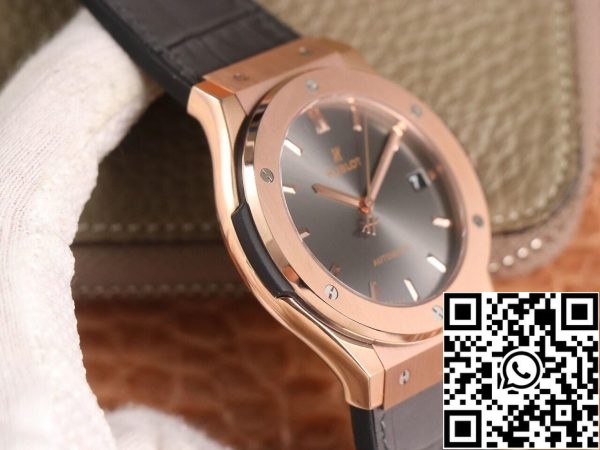 Hublot Classic Fusion 511 OX 7081 LR 1 1 Best Edition WWF Factory Tumma harmaa Dial Yhdysvaltain Replica katsella 8653 Hublot Classic Fusion 511.OX.7081.LR 1: 1 Best Edition WWF Factory Tumma harmaa Dial