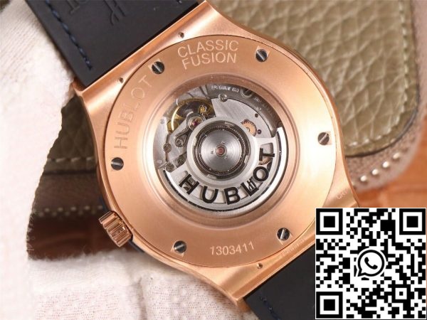 Hublot Classic Fusion 511 OX 7180 LR 1 1 Best Edition WWF Factory Rose Gold US Replica Watch 7848 Hublot Classic Fusion 511.OX.7180.LR 1:1 Best Edition WWF Factory Rose Gold