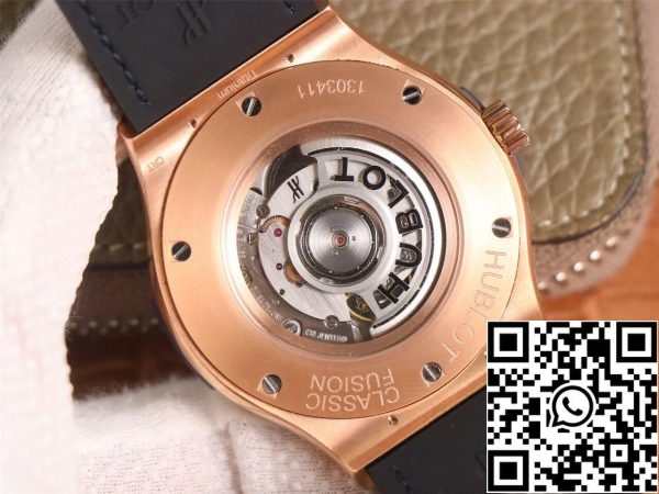 Hublot Classic Fusion 511 OX 7180 LR 1 1 Best Edition WWF Factory Rose Gold US Replica óra 8565 Hublot Classic Fusion 511.OX.7180.LR 1:1 Best Edition WWF Factory Rose Gold