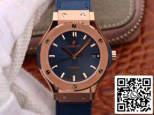 Hublot Classic Fusion 511 OX 7180 LR JJ Factory Férfi órák 1 1 Legjobb kiadás svájci ETA2892 kék számlap US Replica Watch 2299 Hublot Classic Fusion 511.OX.7180.LR JJ Factory Férfi órák 1 1:1 Legjobb kiadás svájci ETA2892 kék számlap