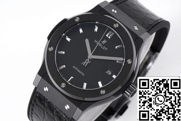 Hublot Classic Fusion 542 CM 1171 RX 1 1 Лучшее издание GS завод черный циферблат США Реплика часы 8439 Hublot Classic Fusion 542.CM.1171.RX 1:1 Лучшее издание GS завод черный циферблат