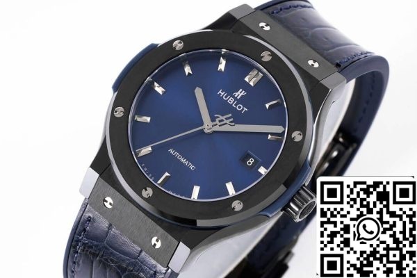 Hublot Classic Fusion 542 CM 7170 LR 1 1 Best Edition GS Factory Blue Dial US Replica óra 2593 Hublot Classic Fusion 542.CM.7170.LR 1:1 Best Edition GS Factory Blue Dial