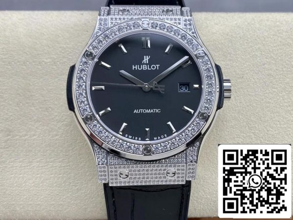 Hublot Classic Fusion 542 NX 1171 LR 1704 42MM 1 1 Mejor Edición HB Fábrica Bisel Diamante US Replica Watch 332 Hublot Classic Fusion 542.NX.1171.LR.1704 42MM 1 1 Mejor Edición HB Fábrica Bisel Diamante