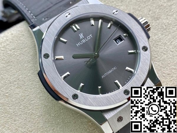 Hublot Classic Fusion 542 NX 7071 LR 42MM 1:1 Best Edition WWF Factory Grey Dial US Replica Zegarek 171 Hublot Classic Fusion 542.NX.7071.LR 42MM 1:1 Best Edition WWF Factory Grey Dial