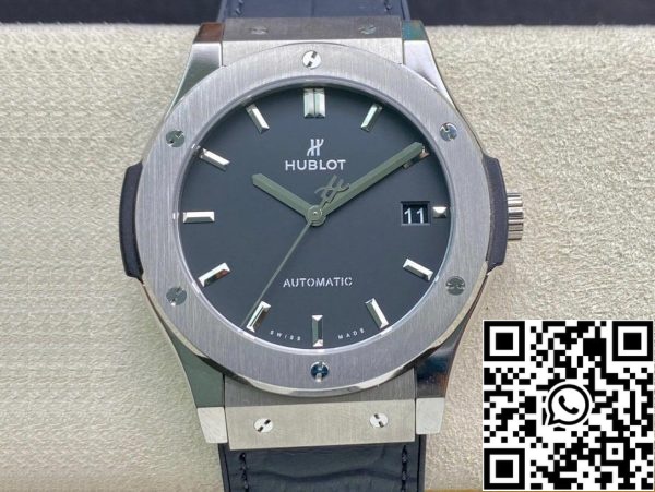 Hublot Classic Fusion 542 NX 7071 LR 42MM 1 1 Best Edition WWF Factory szürke számlap amerikai Replica óra 6595 Hublot Classic Fusion 542.NX.7071.LR 42MM 1:1 Best Edition WWF Factory szürke számlapja