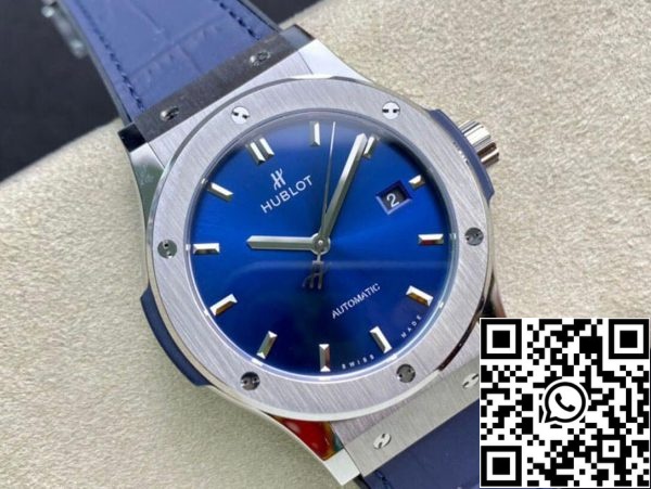 Hublot Classic Fusion 542 NX 7170 LR 42MM 1 1 Mejor Edición WWF Factory Blue Dial US Reloj Replica 3437 Hublot Classic Fusion 542.NX.7170.LR 42MM 1:1 Mejor Edición WWF Factory Blue Dial