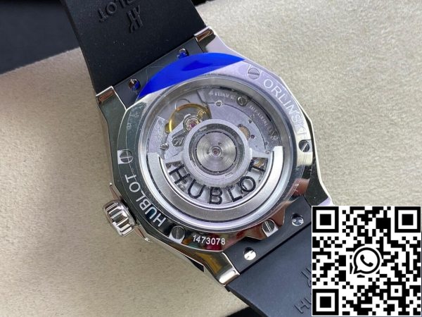 Hublot Classic Fusion 550 NS 1800 RX ORL19 1 1 Най-доброто издание APS Factory Black Dial САЩ реплика часовник 8195 Hublot Classic Fusion 550.NS.1800.RX.ORL19 1: 1 Най-доброто издание APS Factory Black Dial