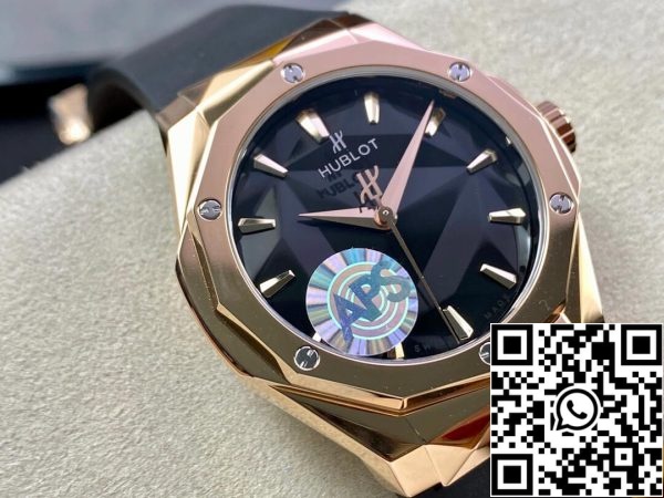 Hublot Classic Fusion 550 OS 1800 RX ORL19 1 1 Най-доброто издание APS Factory Black Dial САЩ реплика часовник 1105 Hublot Classic Fusion 550.OS.1800.RX.ORL19 1: 1 Най-доброто издание APS Factory Black Dial