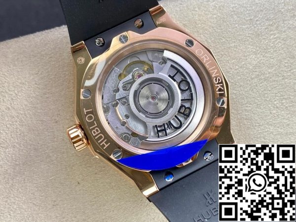 Hublot Classic Fusion 550 OS 1800 RX ORL19 1 1 Най-доброто издание APS Factory Black Dial САЩ реплика часовник 3594 Hublot Classic Fusion 550.OS.1800.RX.ORL19 1: 1 Най-доброто издание APS Factory Black Dial