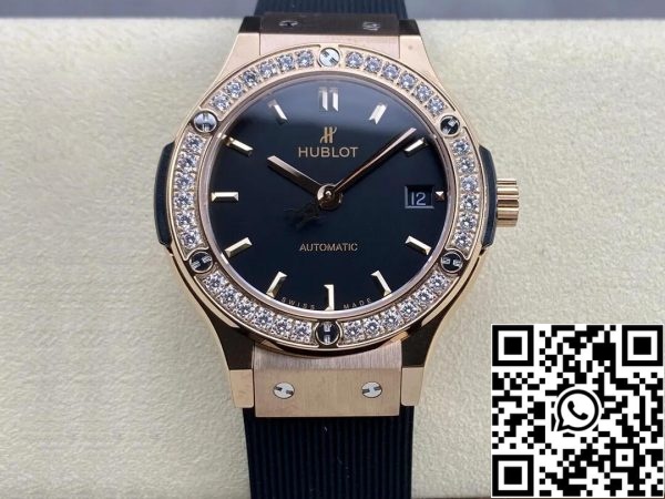 Hublot Classic Fusion 565 OX 1480 RX 1204 38MM 1 1 Best Edition HB Factory Diamond Bezel US Replica Watch 7326 Hublot Classic Fusion 565.OX.1480.RX.1204 38MM 1:1 Best Edition HB Factory Diamond Bezel