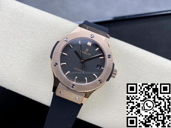 Hublot Classic Fusion 565 OX 1480 RX 38MM 1 1 Най-доброто издание HB Фабрика черен циферблат САЩ реплика часовник 8166 Hublot Classic Fusion 565.OX.1480.RX 38MM 1: 1 Най-доброто издание HB Фабрика черен циферблат