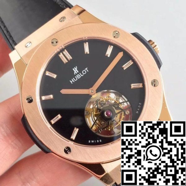 Hublot Classic Fusion Tourbillon 505 OX 1180 LR Herrenuhren 1 1 Beste Edition Schweizer Tourbillon Schwarzes Zifferblatt US Replica Uhr 6200 Hublot Classic Fusion Tourbillon 505.OX.1180.LR Herrenuhren 1:1 Beste Edition Schweizer Tourbillon Schwarzes Zifferblatt