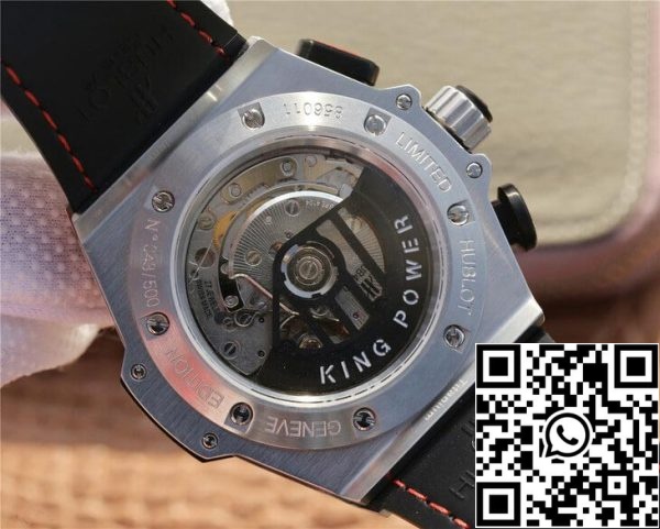 Hublot King Power 703 ZM 1123 NR FMO10 1 1 Лучшее издание V6 Завод черный циферблат США Реплика Смотреть 4334 Hublot King Power 703.ZM.1123.NR.FMO10 1:1 Лучшее издание V6 Завод черный циферблат