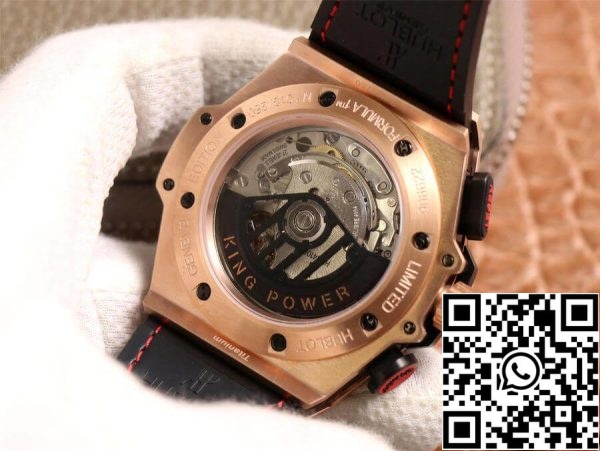 Hublot King Power 703 ZM 1123 NR FMO10 1 1 Mejor Edición V6 Fábrica de Oro Rosa EE.UU. Reloj Replica 1099 Hublot King Power 703.ZM.1123.NR.FMO10 1:1 Mejor Edición V6 Fábrica de Oro Rosa