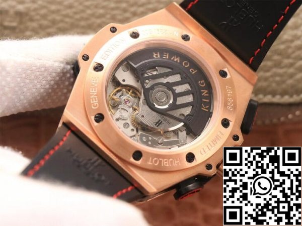 Hublot King Power Ferrari F1 1 1 Best Edition V6 Factory Quadrante Nero Oro Rosa Replica Orologio 3443 Hublot King Power Ferrari F1 1:1 Best Edition V6 Factory Quadrante Nero Oro Rosa