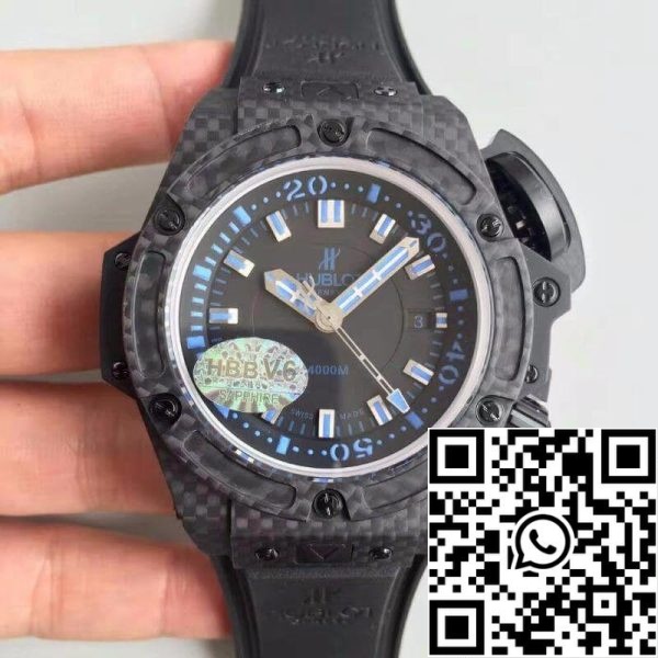 Hublot King Power Musee Oceanographic 731 QX 1190 GR V6 Factory Men Klockor 1 1 Best Edition Swiss ETA7750 US Replica Watch 6296 Hublot King Power Musee Oceanographic 731.QX.1190.GR V6 Factory Men Klockor 1:1 Best Edition Swiss ETA7750