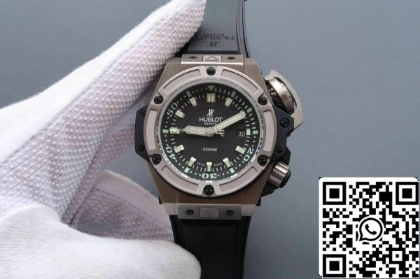 Hublot King Power Oceanographic 731 NX 1190 RX 1 1 Best Edition V6 Factory Black Dial US Replica óra 7897 Hublot King Power Oceanographic 731.NX.1190.RX 1:1 Best Edition V6 Factory Black Dial