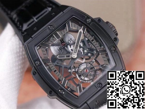 Hublot Masterpiece Tourbillon 906 ND 0129 VR AES12 1 1 Mejor Edición JB Factory Negro PVD Suizo HUB 9006 US Replica Watch 168 Hublot Masterpiece Tourbillon 906.ND.0129.VR.AES12 1:1 Mejor Edición JB Factory Negro PVD Suizo HUB 9006