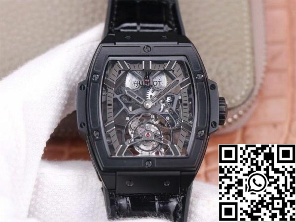 Hublot Masterpiece Tourbillon 906 ND 0129 VR AES12 1 1 Best Edition JB Fabriek Zwart PVD Zwitserse HUB 9006 US Replica Watch 249 Hublot Masterpiece Tourbillon 906.ND.0129.VR.AES12 1:1 Best Edition JB Fabriek Zwart PVD Zwitserse HUB 9006