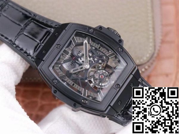 Hublot Masterpiece Tourbillon 906 ND 0129 VR AES12 1 1 Best Edition JB Factory Black PVD Swiss HUB 9006 US Replica Watch 8430 Hublot Masterpiece Tourbillon 906.ND.0129.VR.AES12 1:1 Best Edition JB Factory Black PVD Swiss HUB 9006